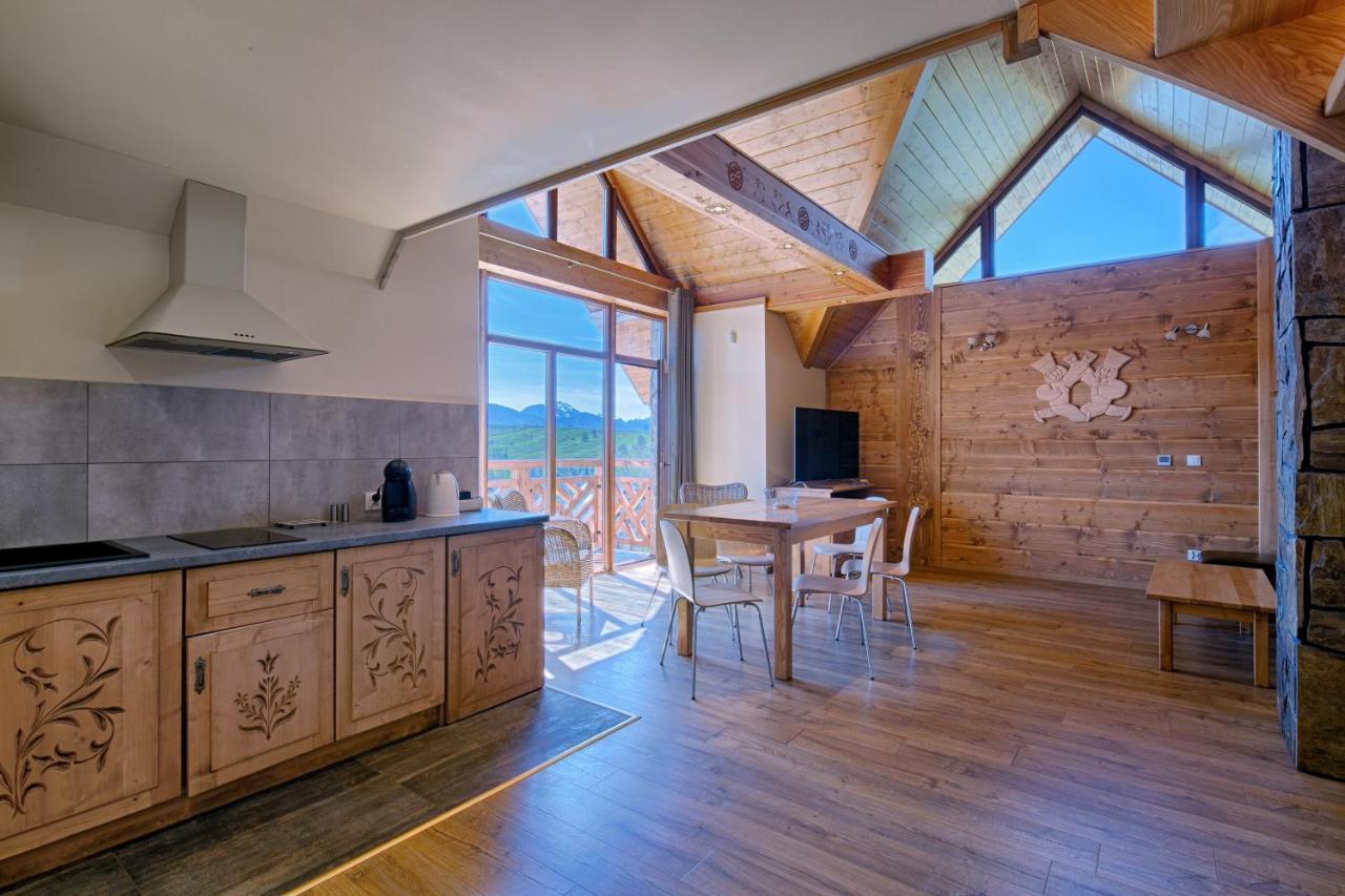 Tatrzanskie Echo Domki Regionalne Z Dwoma Lazienkami, Placem Zabaw I Przepieknym Widokiem Na Tatry Villa Zakopane Kültér fotó